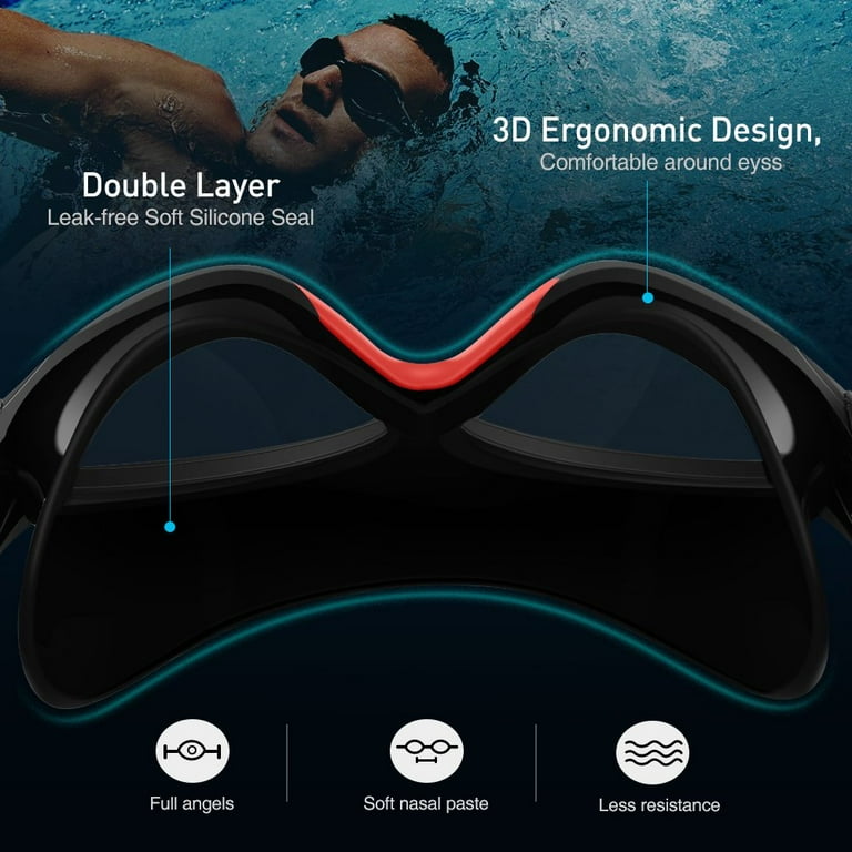 Leak proof sales swim goggles