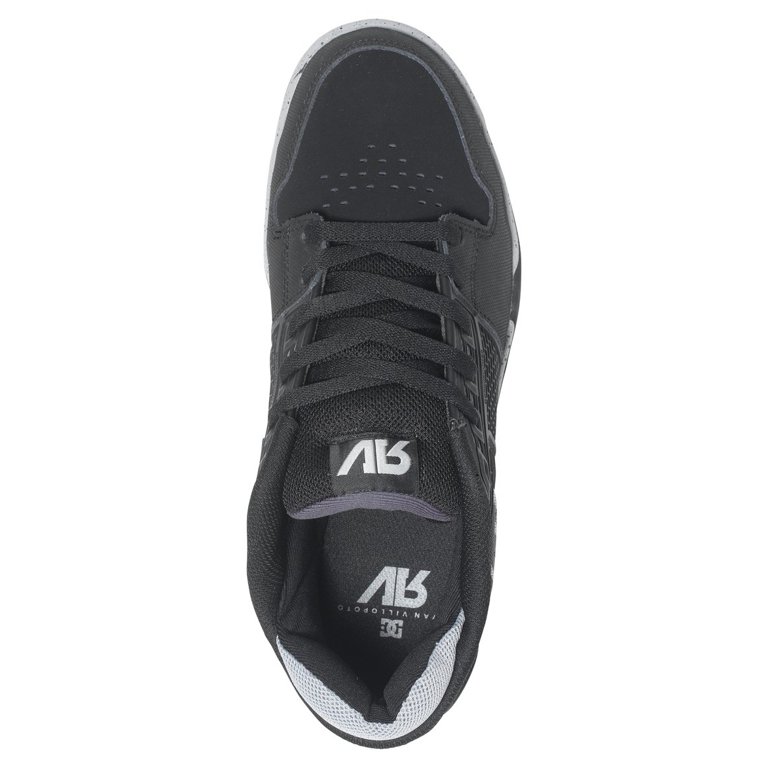 DC men’s Ryan Villopoto skate shoe outdoor sports grey, black, white suede 11.5 DC Men main image 2