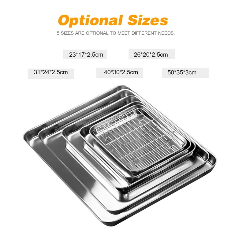 Stainless Steel Flat Tray (New)