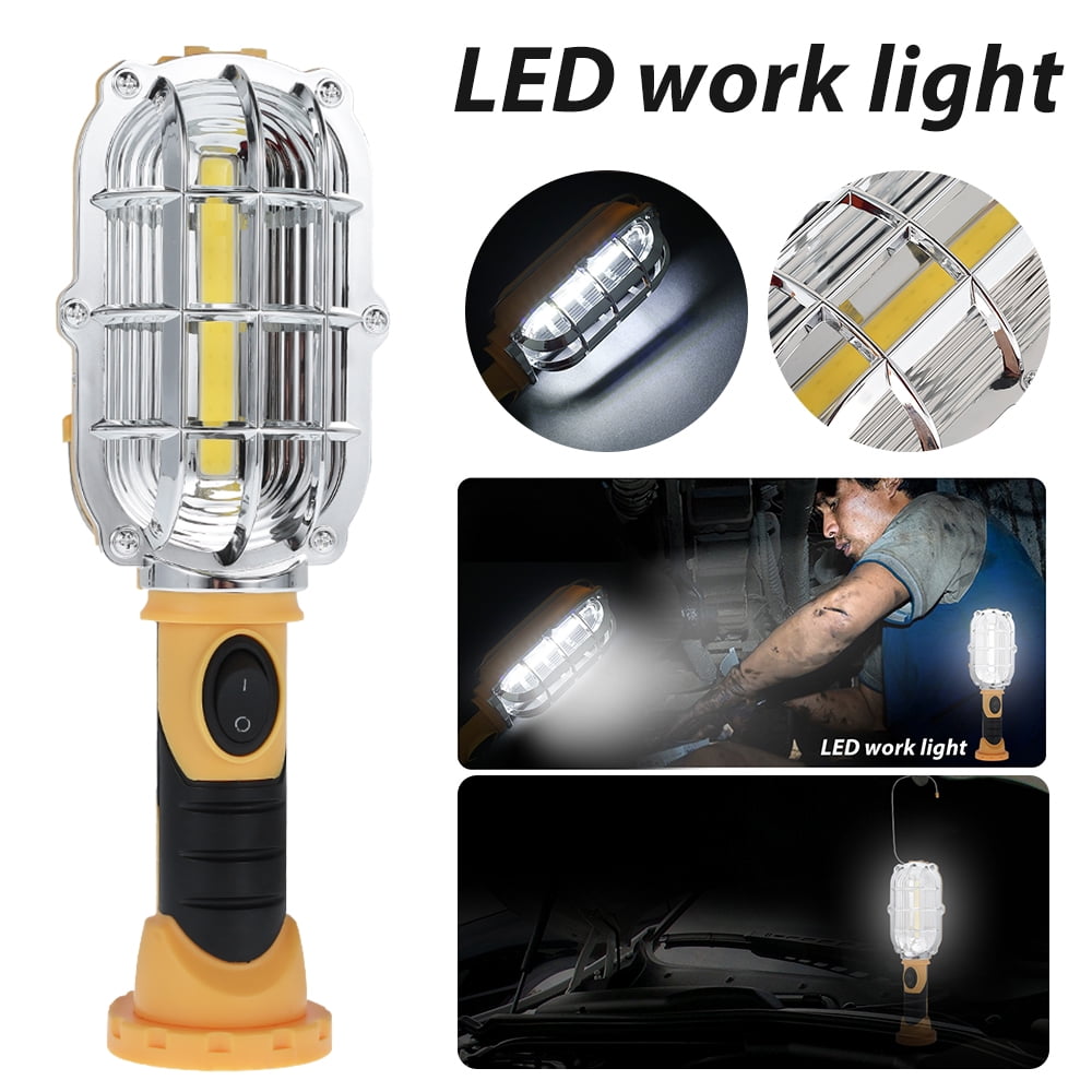 LED Work Light COB Inspection Lamp Magnetic Hand Torch Rechargeable Cars Garage 