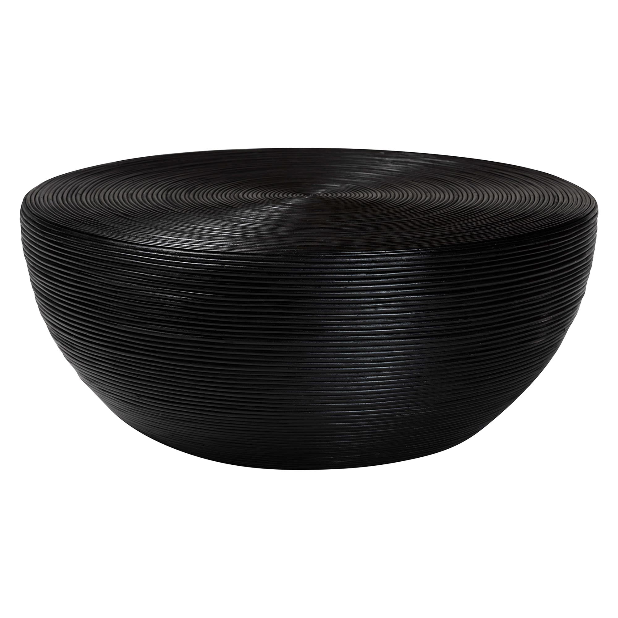 bali & pari Tokyo Coastal Coffee Table, 39"W, Black