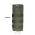 thumbnail image 4 of Water Bottle Bag Portable Backpack Mesh Hole Bottom Pouch Sport Mesh Hole Bottom Drawstring Kettle Holder Carrier Travelling Cover Protector Green, 4 of 8