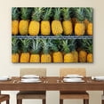 thumbnail image 2 of wall26 Canvas Print Wall Art Tropical Island Vibrant Bright Pineapples Food &amp; Cooking Kitchen Photography Realism Decorative Scenic Rustic Zen Calm Colorful for Living Room, Bedroom, Office - 16&, 2 of 5