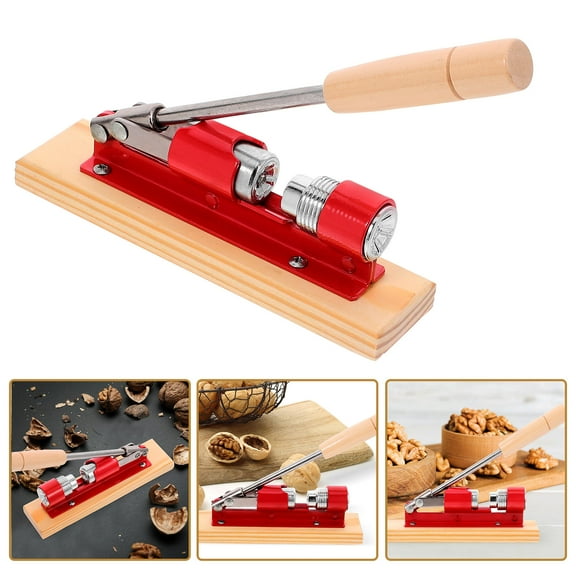 HOMEMAXS  Nutcrackers for All Nuts Effort Heavy Duty Walnut