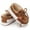 Brown, variant on URMAGIC Toddler Baby Girls Boys Leather Soft Sole Crib Shoes Lace-up Flat Boat Shoe