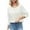 White, variant on cfhntfmh Women's Fall Long Sleeve Sweaters Crochet Crew Neck Solid Color Knit Pullover Hollow out Sweater Tops（White,X-Large)