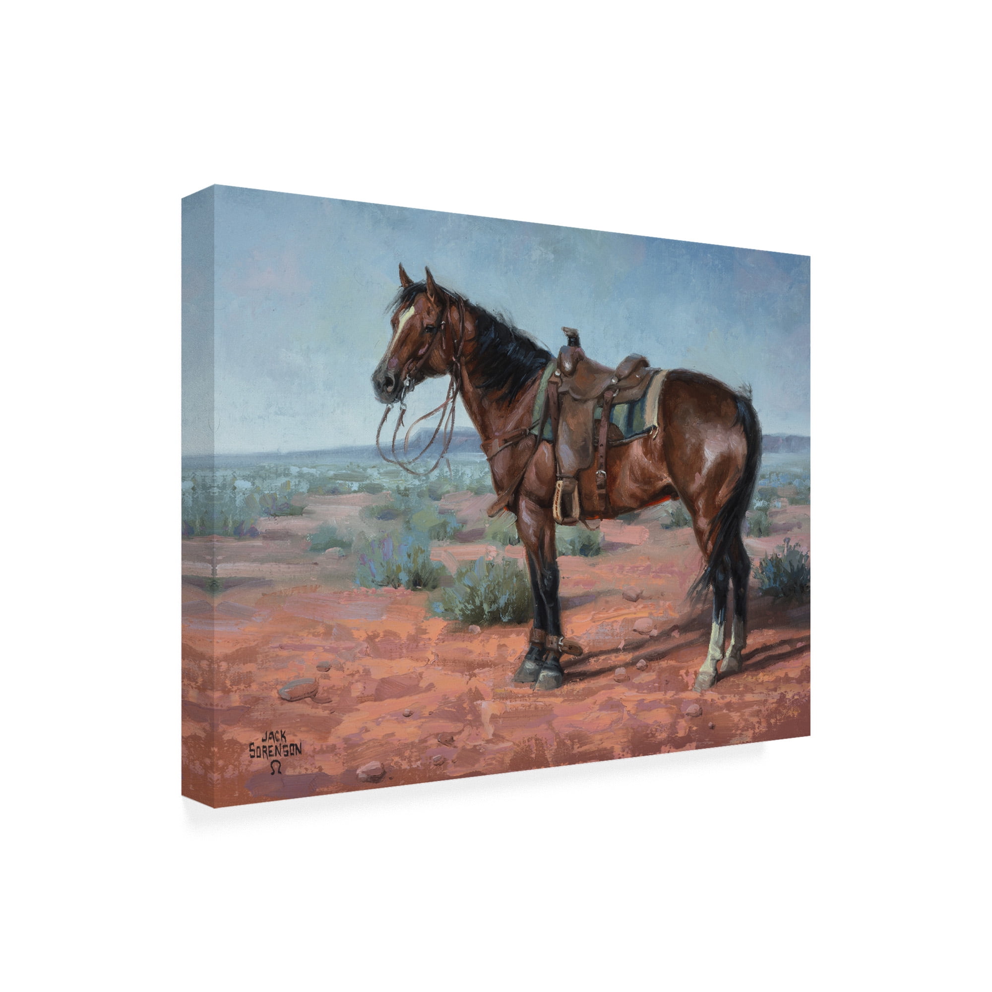 Trademark Fine Art 'Ready And Waiting' Canvas Art by Jack Sorenson