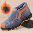 thumbnail image 4 of Men's Slip-On Walking shoes - Thermal Winter Cotton shoes with Rubber Sole, 4 of 9