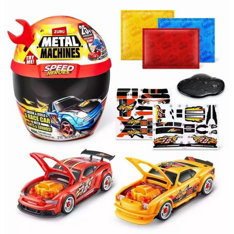 ZURU, Metal Machines Speed Heroes, 20+ Surprises, Lights and