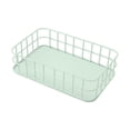 thumbnail image 1 of Wrought Iron Storage Basket Rust-Proof and Anti-Fade, Sturdy Structure for Efficient Makeup Organization, 1 of 8
