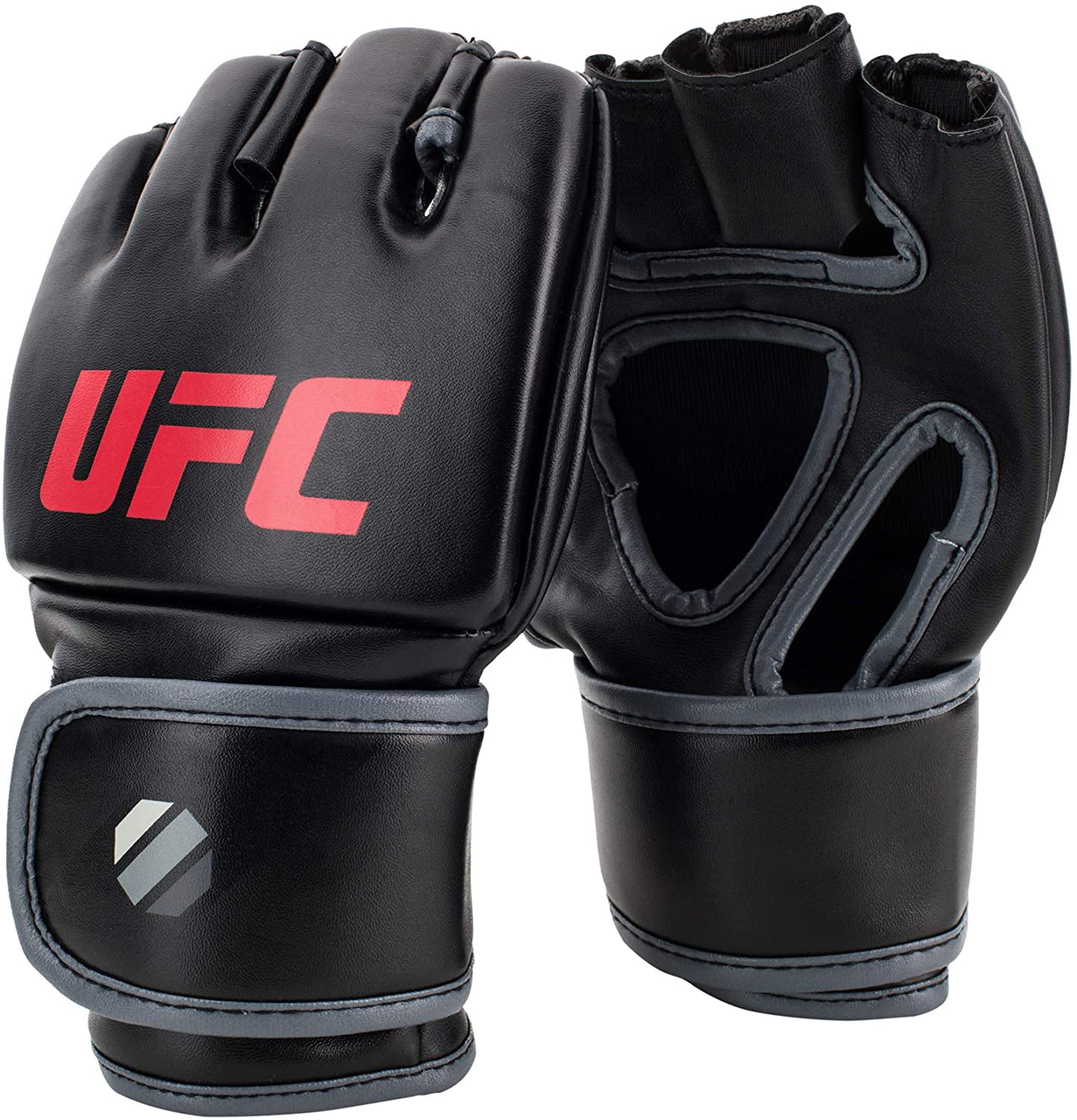 MMA Gloves Black Training & Sparring Style MMA Gloves Hook and Loop Closure