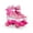 Pink, variant on M Buder Light Up Roller Skates for Kids Perfect for Girls Ages 5-8 Ideal Rollerblades for Kids Ages 6-12 Adjustable Size (Pink, S) - 12.20 inches / 31 cm