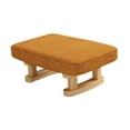 thumbnail image 1 of Tnarru Small Foot Stool Ottoman Footrest with Wooden Legs Breathable,Comfortable,Padded Footstool,Rectangle Step Stool for Bed Couch, 1 of 8