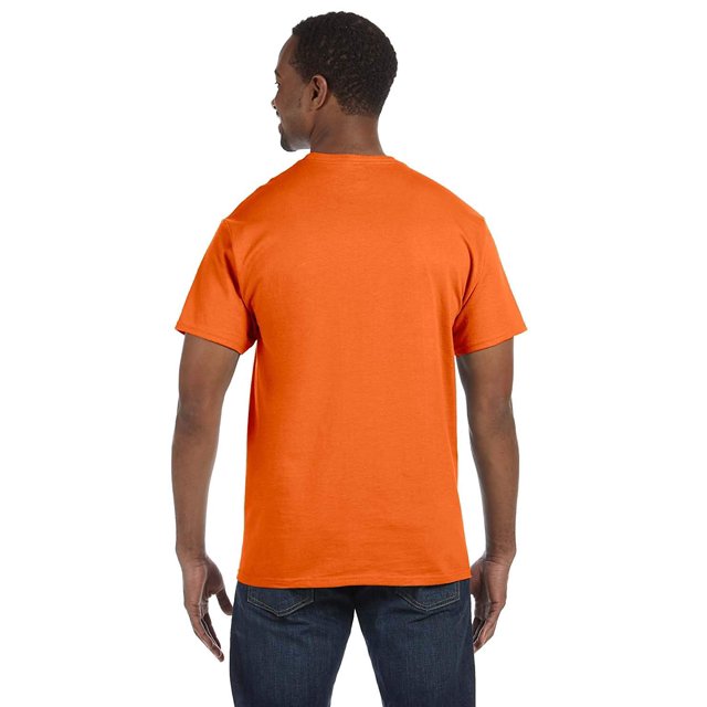 Hanes 5250 Tagless T-Shirt Orange Small