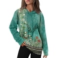 thumbnail image 3 of Sudadera Onlypuff, sudaderas con capucha a la moda para mujer, color verde M, 3 of 5
