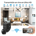 thumbnail image 2 of Mini Cámara Espía Wifi Hd De Visión Nocturna Con Ir Alarma Xtellar Negro, 2 of 3