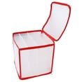 thumbnail image 4 of Caja De Almacenamiento, Organizador De Almacenamiento PVC Sellado Con Cremallera Multifuncional Con Compartimentos Para El Hogar Para La Oficina, 4 of 8