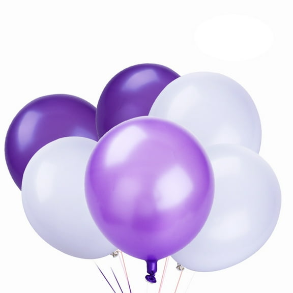 PENIKOKO 50pcs Multicoloured Balloons Purple Party Balloons Decorations for All Occasions