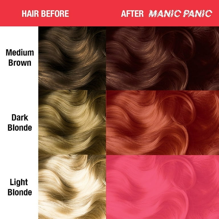 NEW! MANIC PANIC Classic High Voltage Semi-Permanent Hair Color 4 Oz  [ELECTRIC PINK PUSSYCAT] * BEAUTY TALK LA * 