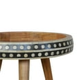 thumbnail image 4 of Dining Tables Artisan Furniture Solid Wood Small Dotted End Table,Coffee Tables, 4 of 8