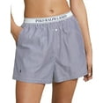 thumbnail image 1 of Polo Ralph Lauren Boxer Pajama Short - 4P7015 (White Beacon Blue, L), 1 of 2