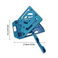 thumbnail image 3 of fastboy Support d'Ordinateur Portable Réglable Support d'Ordinateur Portable en Plastique Antidérapant Support de Refroidissement avec Support de Téléphone, Bleu, 3 of 4