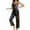 Black, variant on GDREDA Ladies Pyjama Set Little Cherry Print Pajamas Set Spring And Summer Suspenders Trousers Two Piece Set Summer Thin Ice Silk Home Clothes For Women Women Pajama Sets pyjamas Black,L