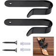 thumbnail image 1 of czcpp-1 Paire de Supports Muraux pour Planche à Neige, Supports de Wakeboard, Clips de Montage, Design Gain de Place, Support de Rangement pour Planche de SKi, 1 of 4