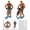 D, variant on Miniature Diver Figurines Models People Set Swimmers Figurines Diver Toy Figures Decorations And Ornament Set Shatterproof Ornament Cute Ornament Pretty Stepmom Ornament Crutches Ornament My Second