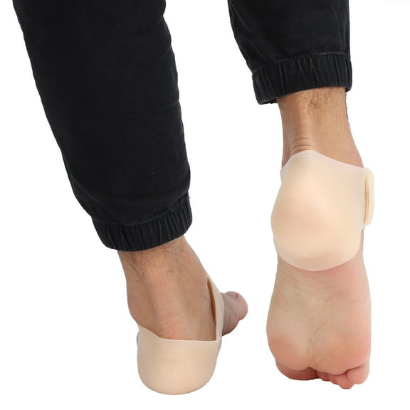 ESTINK Silicone Heel Protector Stress  Heel Wrap Pad For Plantar Fasciitis Foot Care,Heel Protector,Adjustable Heel Protector