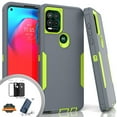 thumbnail image 2 of for Wiko Ride 3 Slim Hybrid Shockproof Silicone Rubber TPU + Hard PC Heavy Duty Hard Three Layer Full Body Protection Cover ,Xpm Phone Case [Gray Green], 2 of 9