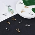 thumbnail image 5 of 1 Box 30 Pcs 3 Sizes Stainless Steel Pendant Pinch Bails Golden & Stainless Steel Color Bail Clasp Dangle Charm Bead Pendant Connector Findings for Pendant Necklace Jewelry Making, 5 of 8