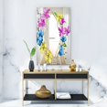 thumbnail image 5 of DESIGN ART Designart 'Efflorescent Gold Blue 2' Traditional Mirror - Vanity Printed Mirror 27.5in.x39.5in., 5 of 5