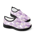 thumbnail image 4 of Psesaysky Women's Purple Rabbits Sneakers for Easter Light Comfortable Slip on Casual Shoes for Girls Size 5.5-11.5, 4 of 7