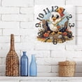 thumbnail image 6 of Duck Glasses Hat Wall Clock Square Silent Non Ticking Battery Operated Clock for Home Bathroom Kitchen Bedroom Living Room, 6 of 8