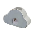thumbnail image 3 of Dispensador de pasta de dientes, soporte para cepillo de dientes, regalos, multiusos, fácil de limpiar, portátil. Gris Blanco, 3 of 9
