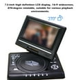 thumbnail image 6 of OWSOO 7.8 Inch 16:9 Widescreen 270° Rotatable LCD Screen Home Car TV DVD Player Portable VCD Compact Disc MP3 Viewer with Function, 6 of 6