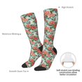 thumbnail image 4 of Pofeuu Rose Flowers Print Stockings, Adult Running Hiking Socks for Youth and Adult, 4 of 6