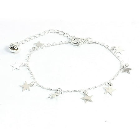 - Unique Bargains Women Wrist Ankle Decoration Star Pendant Metal Linking Bracelet Anklet