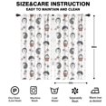 thumbnail image 2 of Blackout Kids Curtains,Hedgehog Pioneer Flower Pattern Childrens Insulated Curtains Set Of 2,Bedroom Essentials,Toddler Room Decor 42"x84"(106x213cm), 2 of 4
