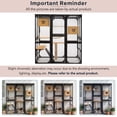 thumbnail image 5 of FFZ Outdoor Cat Enclosure Fir Wood Catio Playpen with Sleeping Houses, Black, 5 of 14