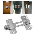 thumbnail image 5 of Stainless Steel Door Latch Latch Buckle for Home Bedroom Supplies Ornament for Locking shed Doors Furniture Cabinet Boxes L, 5 of 8