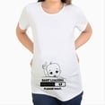 thumbnail image 2 of gakvov Maternity Shirts For Pregnant Women Plus Size Mama Shirt Pregnancy Announcement Shirts Funny Print Short Sleeve Cute Pregnancy Top, 2 of 8