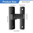 Grusce Flip Latch Lock 90/180 Degree Sliding/Swinging Door Latch Lock