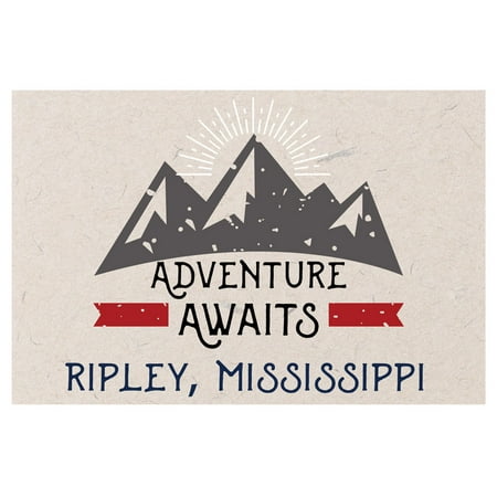 

Ripley Mississippi Souvenir 2x3 Inch Fridge Magnet Adventure Awaits Design