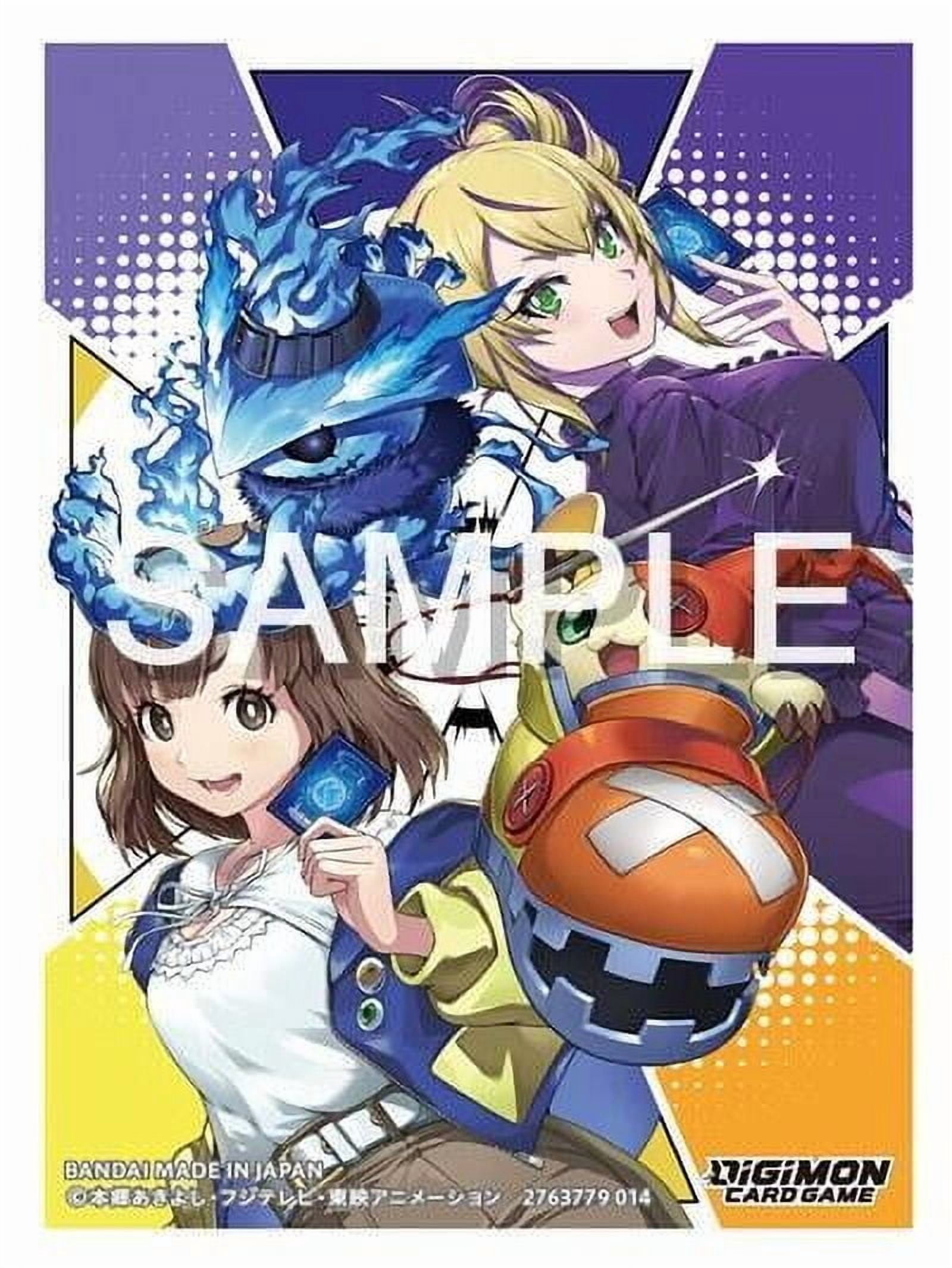 digimon card game manga Official Card Sleeves Yuuki and the others Waiting for digimon liberator manga