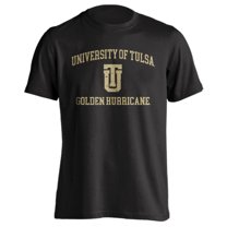 Tulsa University Golden Hurricane TU Distressed Retro Short Sleeve T-Shirt