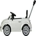 Best Ride On Cars Fiat 500 Push Car Pink