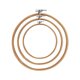 thumbnail image 4 of Madera cobertizo bordado anillos de punto de cruz de madera hechos a mano marco de punto de cruz aros de bordado 12 Piezas seitruly HA5605-03B×12, 4 of 6