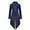Dark Blue, variant on Somuwie Men's Halloween Long Sleeve Lapel Suede Tuxedo Stage Performance Jacket